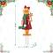 Glitzhome® 36" Metal Christmas Gingerbread Man Yard Stake
